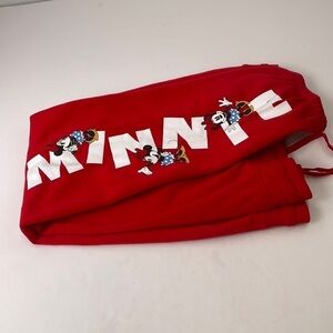DISNEY MINNIE MOUSE RED SWEAT PANTS SZ XXL
